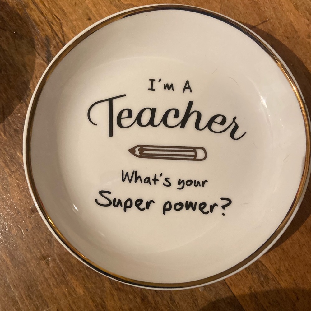 Teacher trinket tray